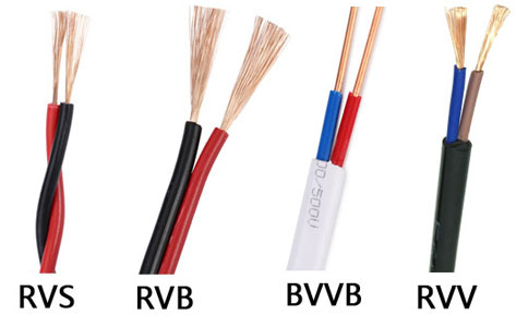 RVS與RVB、BVVB、<a href='http://www.tndrh.cn/rvvdianxian/' target='_blank'><u>RVV電線</u></a>